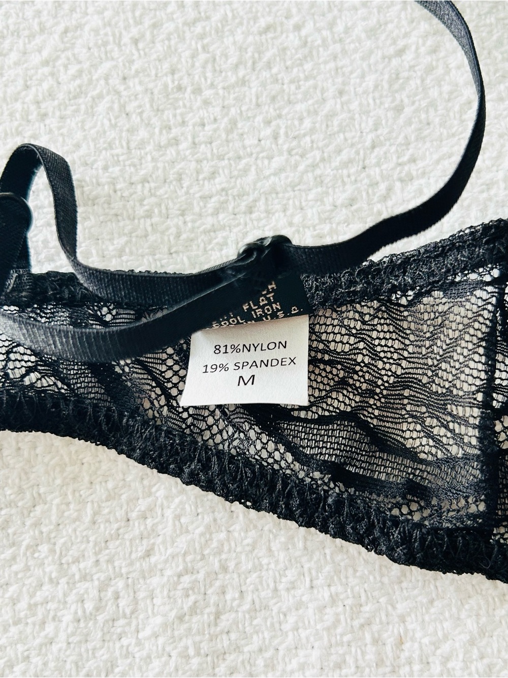 Only Hearts Go Ask Alice Bra, Black - Picture 6 of 7